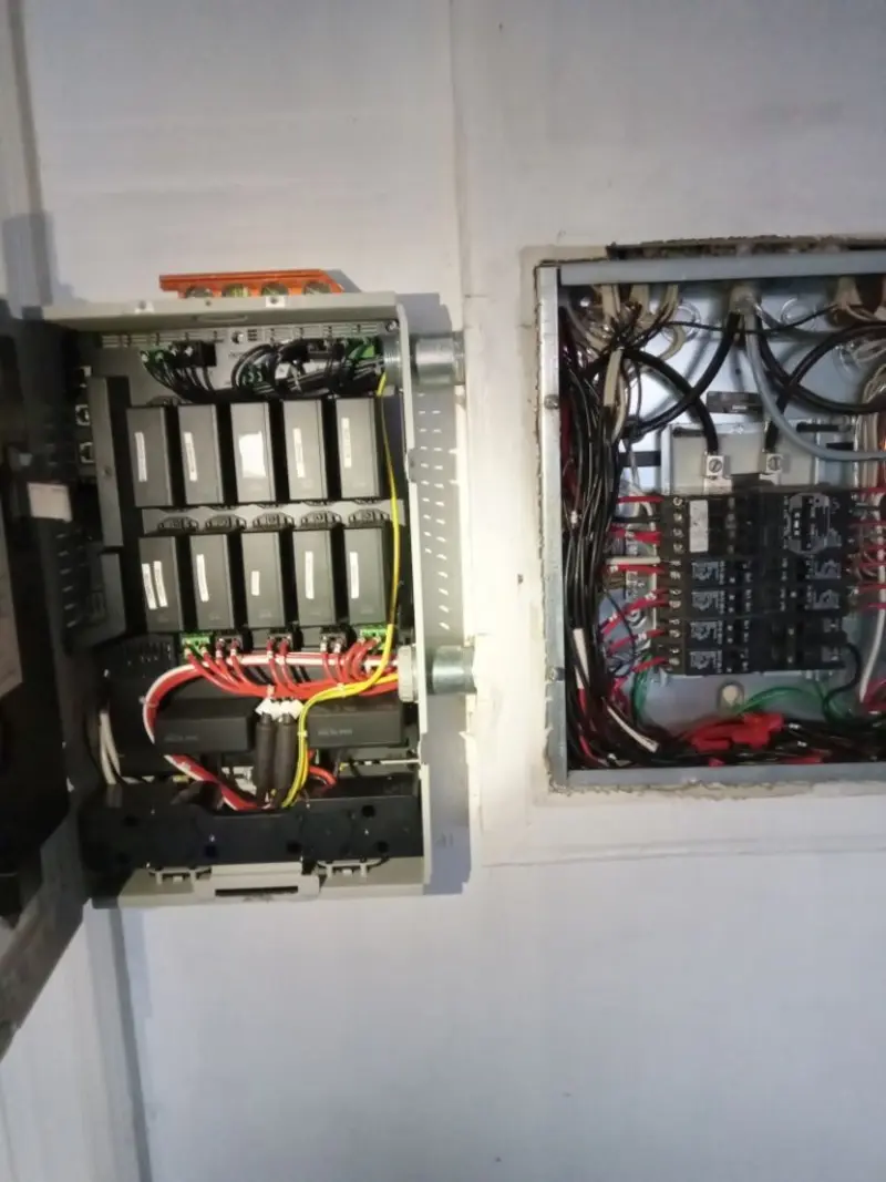 Electrical panel upgrade completed for Indoor Lighting Installation in Stonington